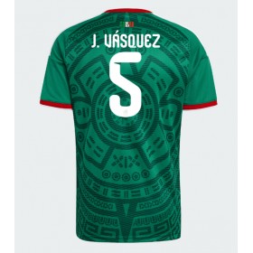 Pánské fotbalový oblečení Mexiko Johan Vasquez #5 Domácí košile MS 2026 Krátkým Rukávem